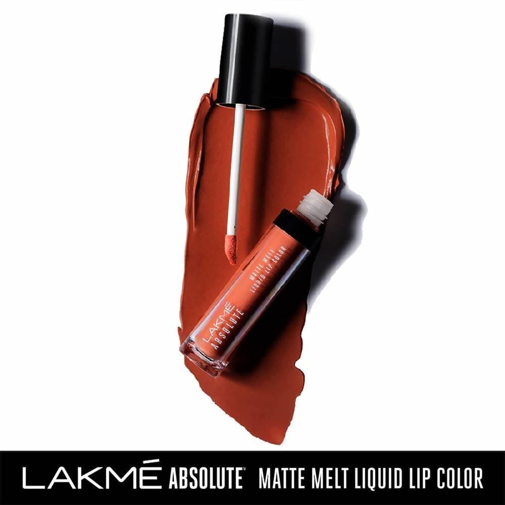Lakme Absolute Matte Melt Liquid Lip Color-Coral Flip