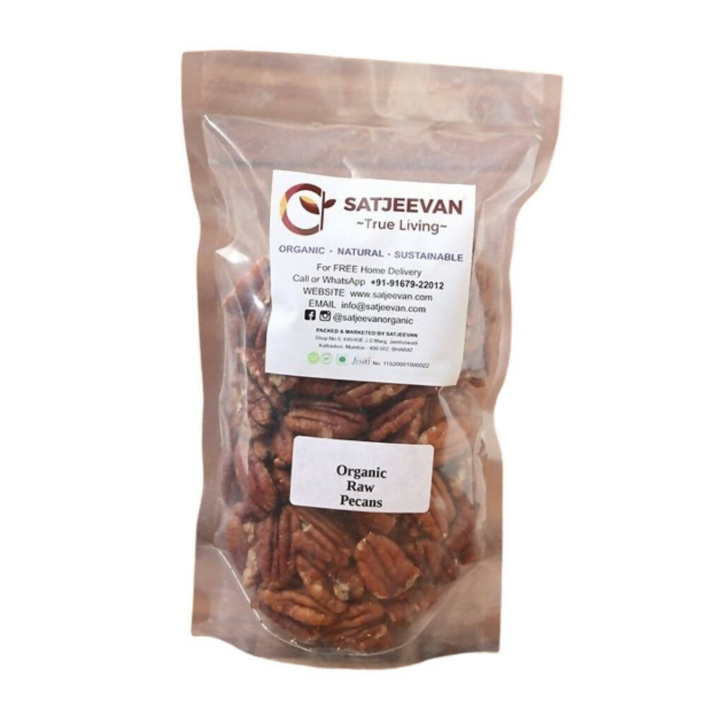 Satjeevan Organic Raw Pecans - Distacart