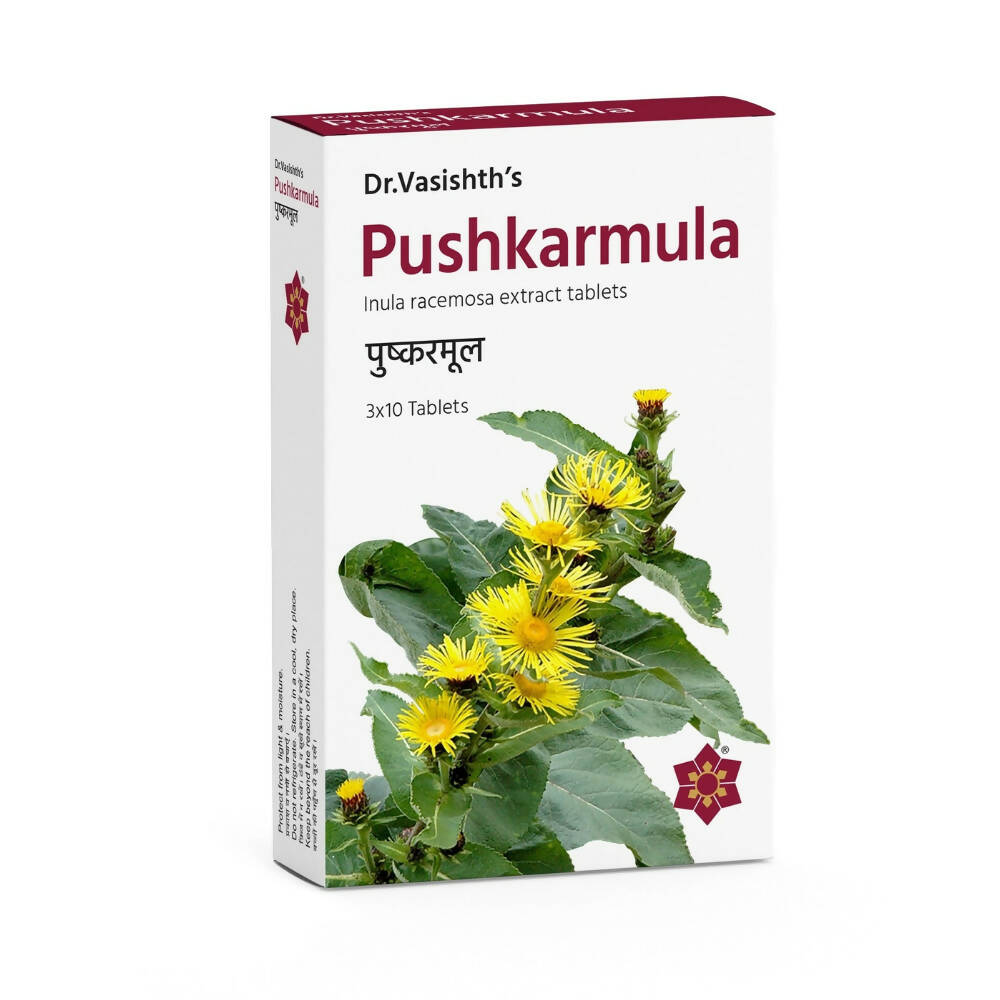 Dr.Vasishth's Pushkarmula Tablets - Distacart