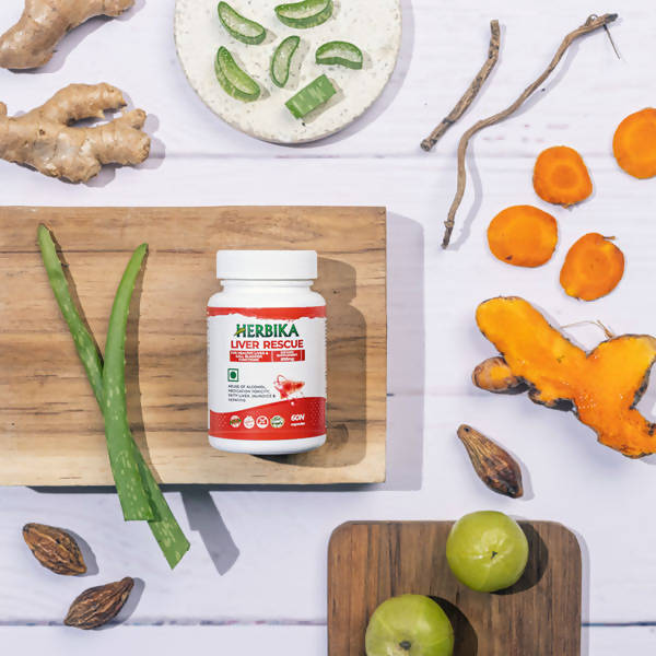 Herbika Liver Rescue Capsules - Distacart