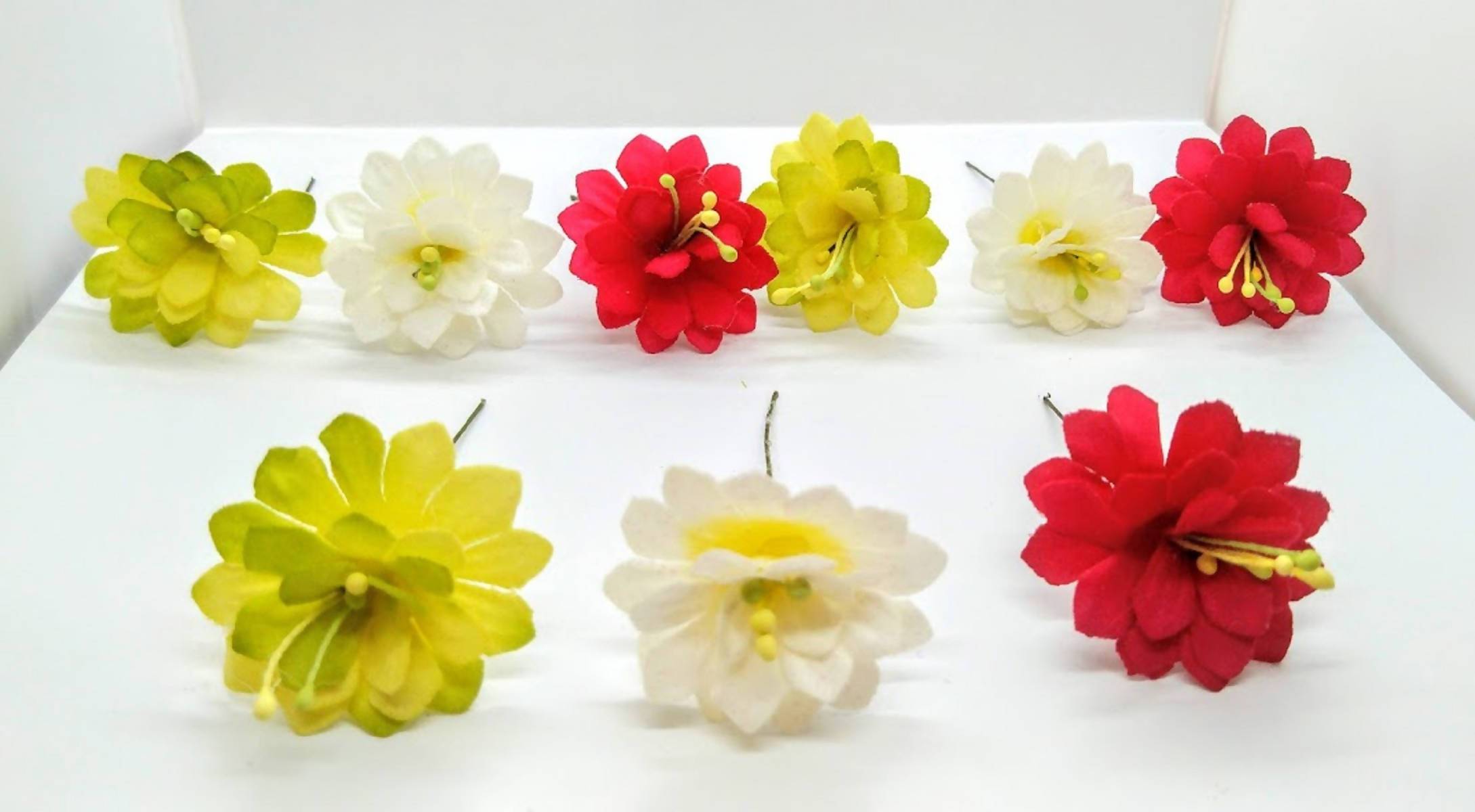 Multicolor Flower Hair Brooches