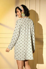 Thumbnail for Grey Platinum Creap Printed Co-Sets - Femella - Distacart