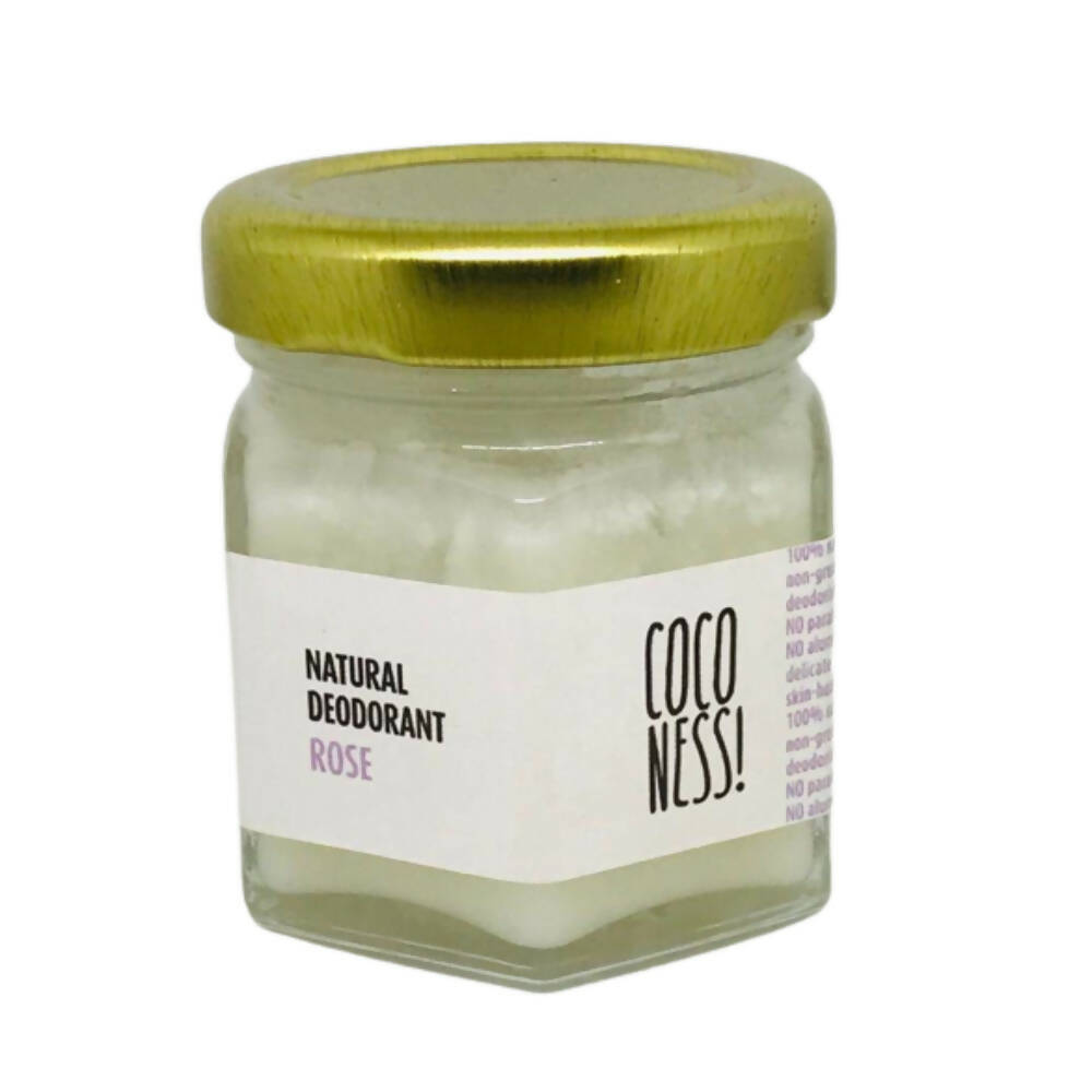 Coconess Natural Deodorant - Rose - Distacart