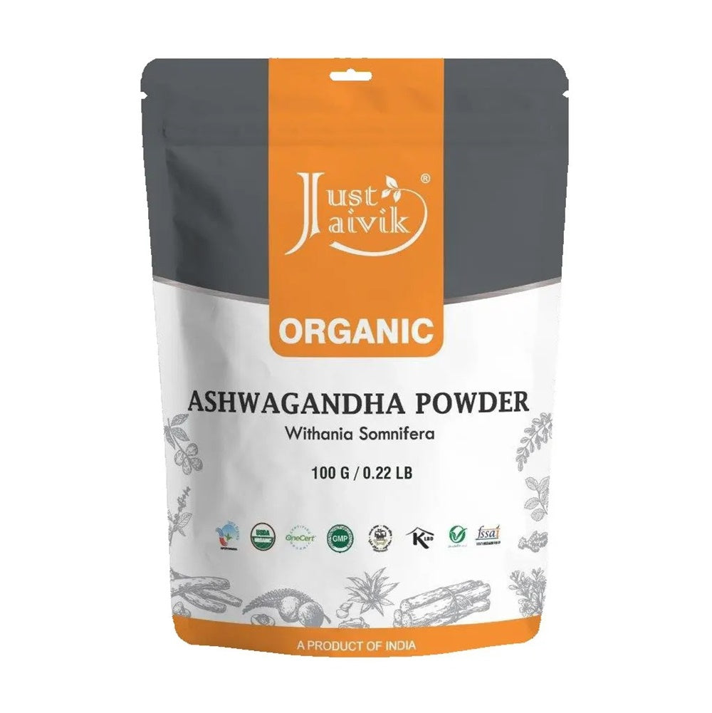 Just Jaivik Organic Ashwagandha Powder