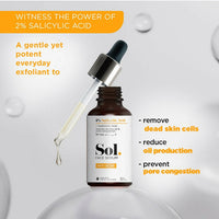 Thumbnail for The Man Company Sol. 2% Salicylic Acid Anti-Acne Face Serum - Distacart