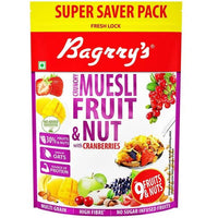 Thumbnail for Bagrry's Crunchy Fruit & Nut Muesli with Cranberries - Distacart