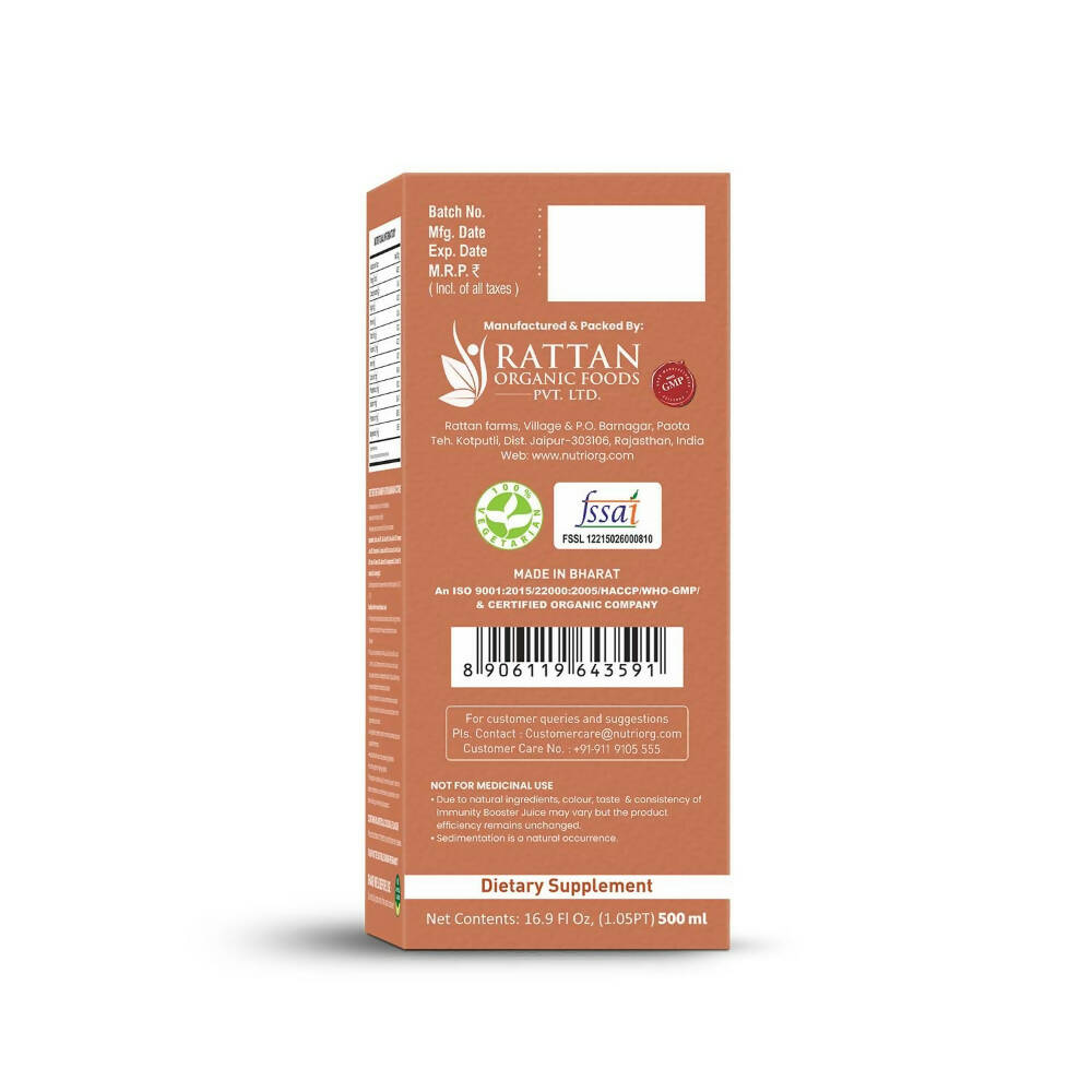 Nutriorg Immunity Booster Juice - Distacart