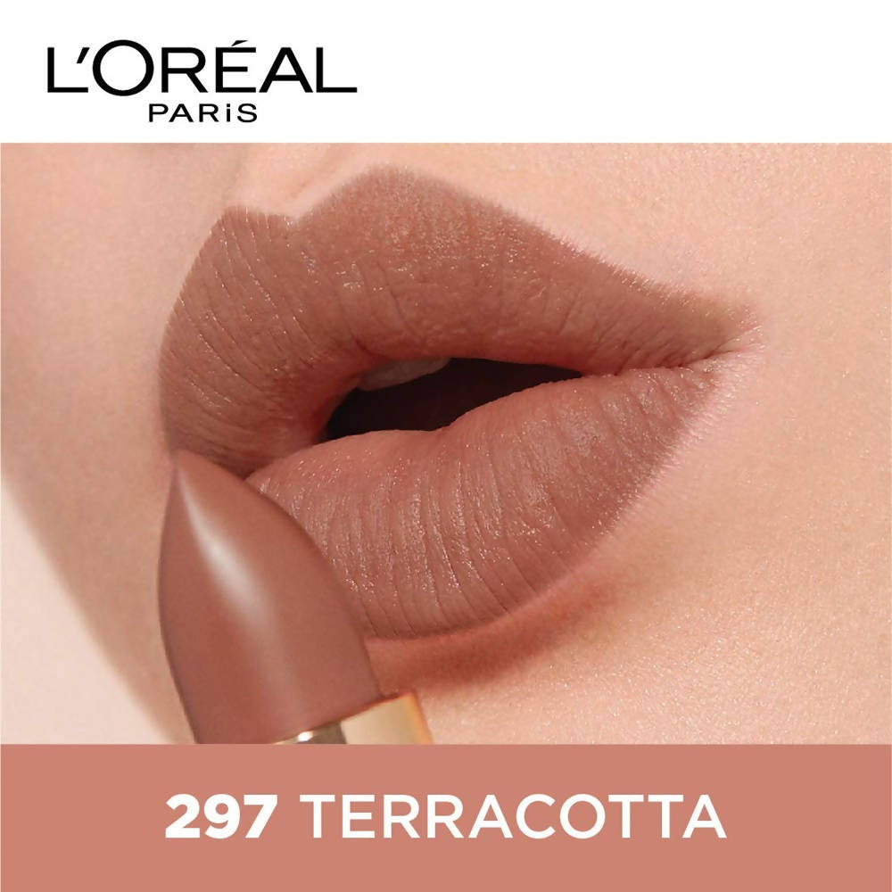 L'Oreal Paris Color Riche Moist Matte Lipstick - 297 Terracotta - Distacart