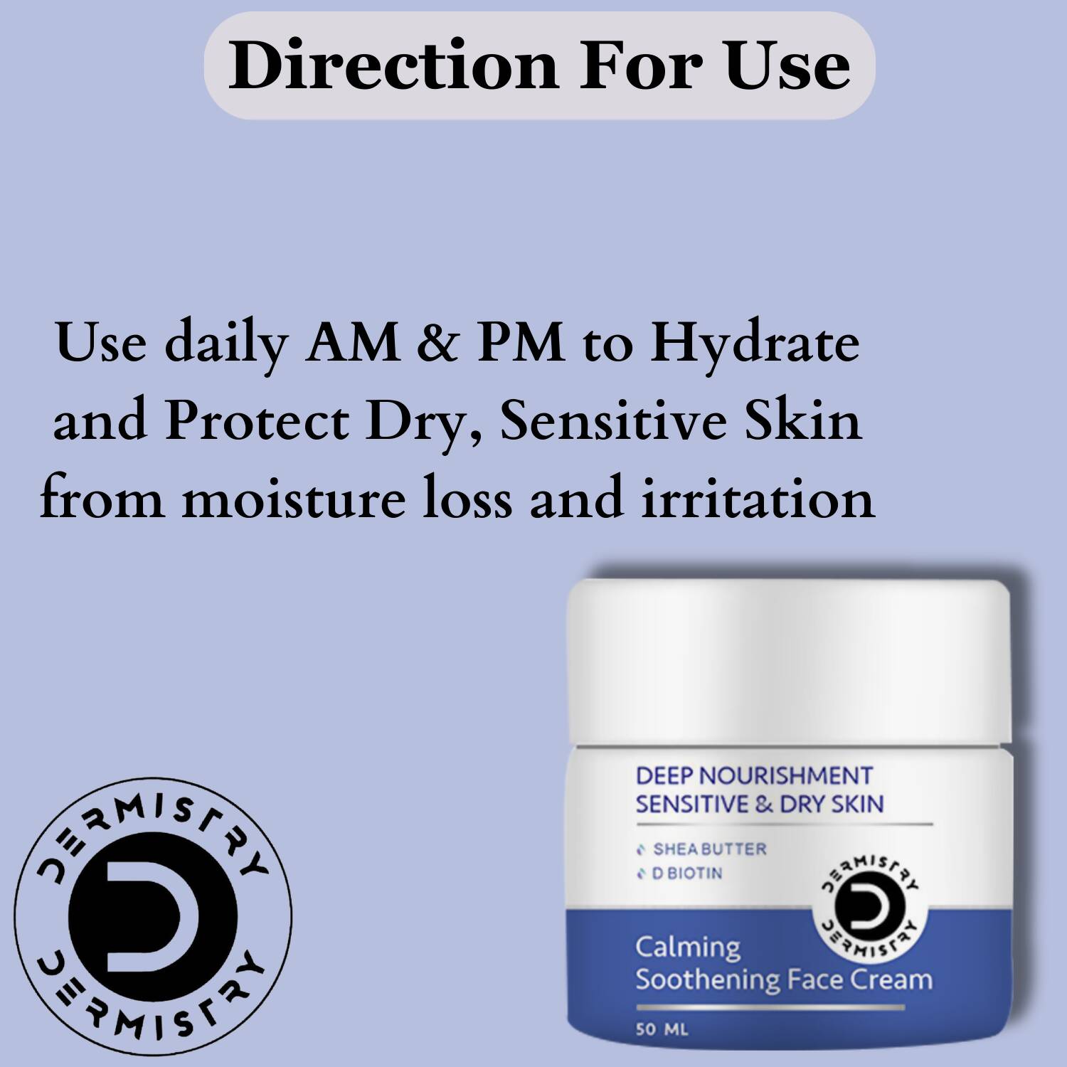 Dermistry Sensitive & Dry Skin Body Wash & Face Cream - Distacart