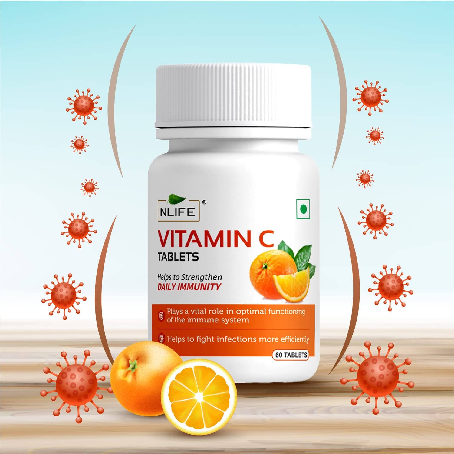 NLife Vitamin C Tablets - Distacart