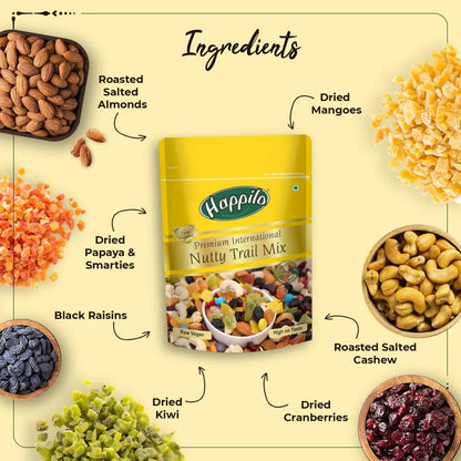 Happilo Premium Nutritious Nutty Trail Mix - Distacart
