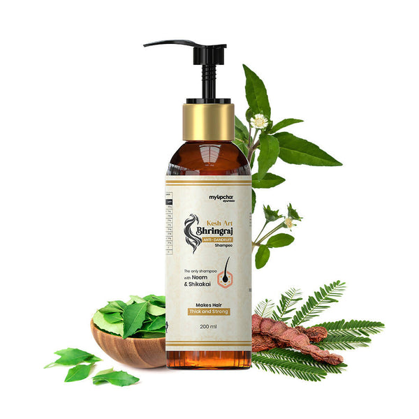 myUpchar Ayurveda KeshArt Bhringraj Anti-Dandruff Shampoo - Distacart