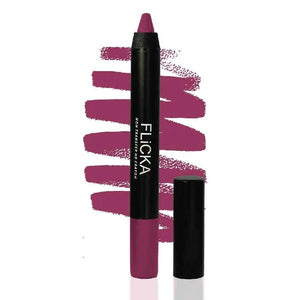 FLiCKA Lasting Lipsence Crayon Lipstick 09 Forever Young - Pink - Distacart