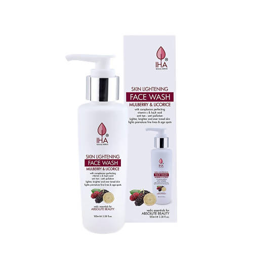 Iha Skin Lightening Face Wash with Mulberry & Licorice - Distacart
