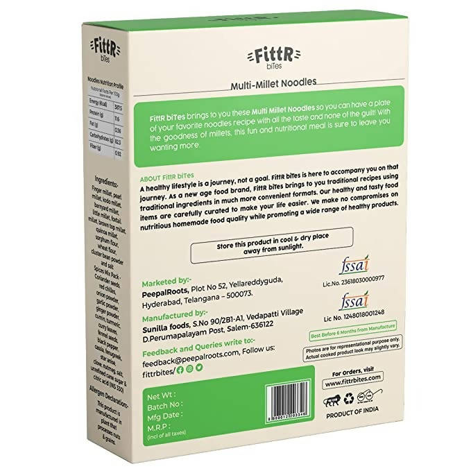 FittR biTes Multi-Millet Noodles - Distacart