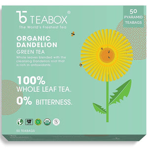 Teabox Organic Dandelion Green Tea Bags
