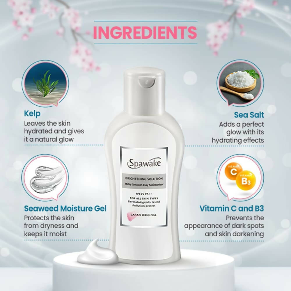 Spawake Brightening Solution Milky Smooth Day Moisturiser - Distacart