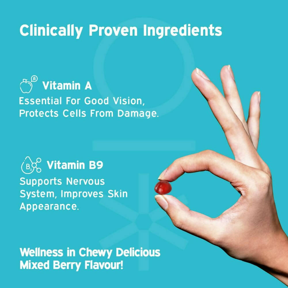 Nutriburst Health & Vitality Gummies With Multi-Vitamins - Distacart