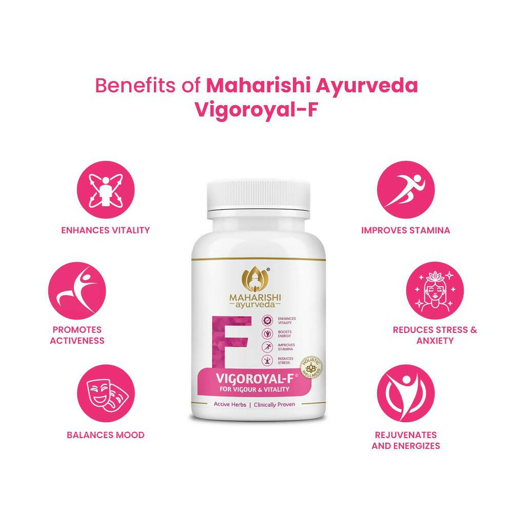 Maharishi Ayurveda Vigoroyal-F Tablets for Women - Distacart