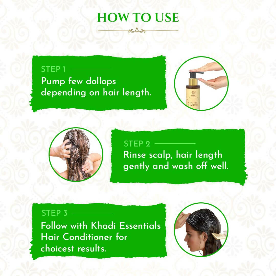 Khadi Essentials Aloe Vera Shampoo - Distacart