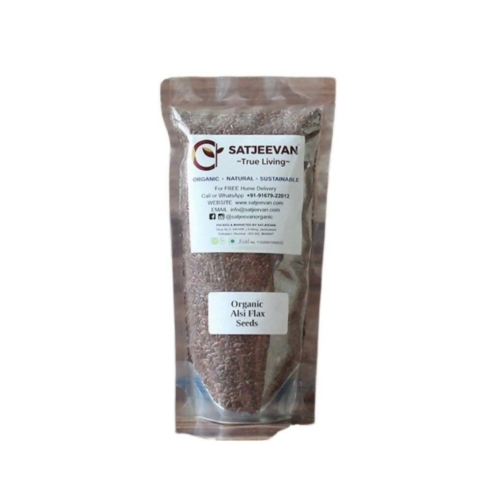 Satjeevan Organic Alsi Flax Seeds - Distacart