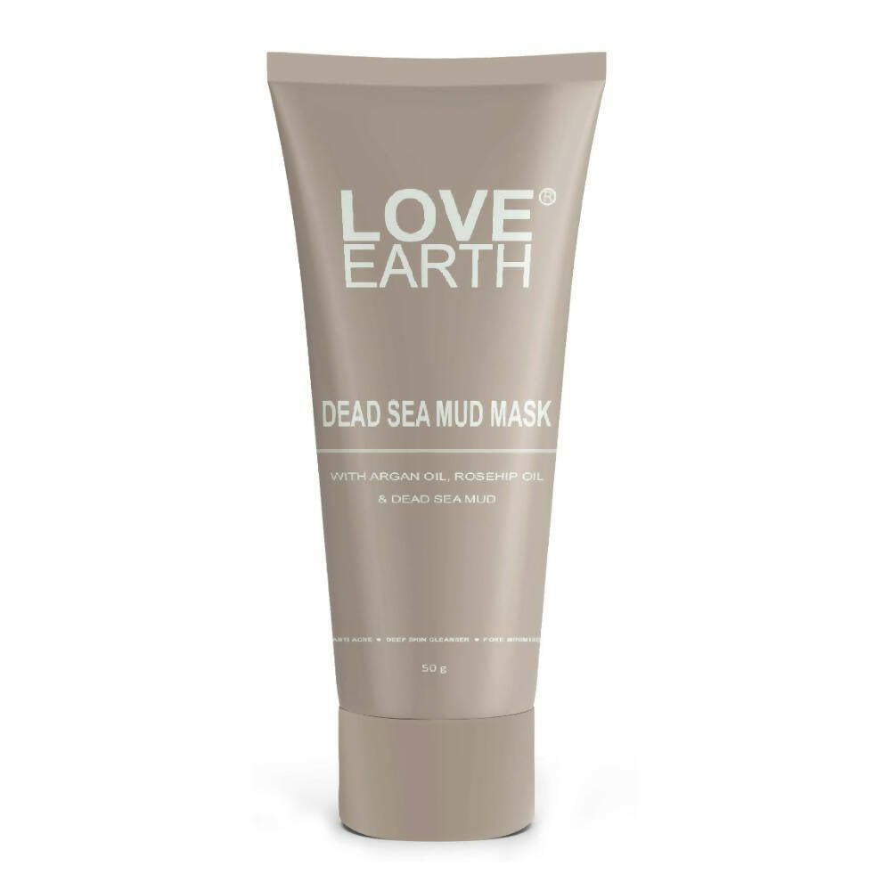 Love Earth Dead Sea Mud Mask with Argan Oil and Rosehip Oil - Distacart