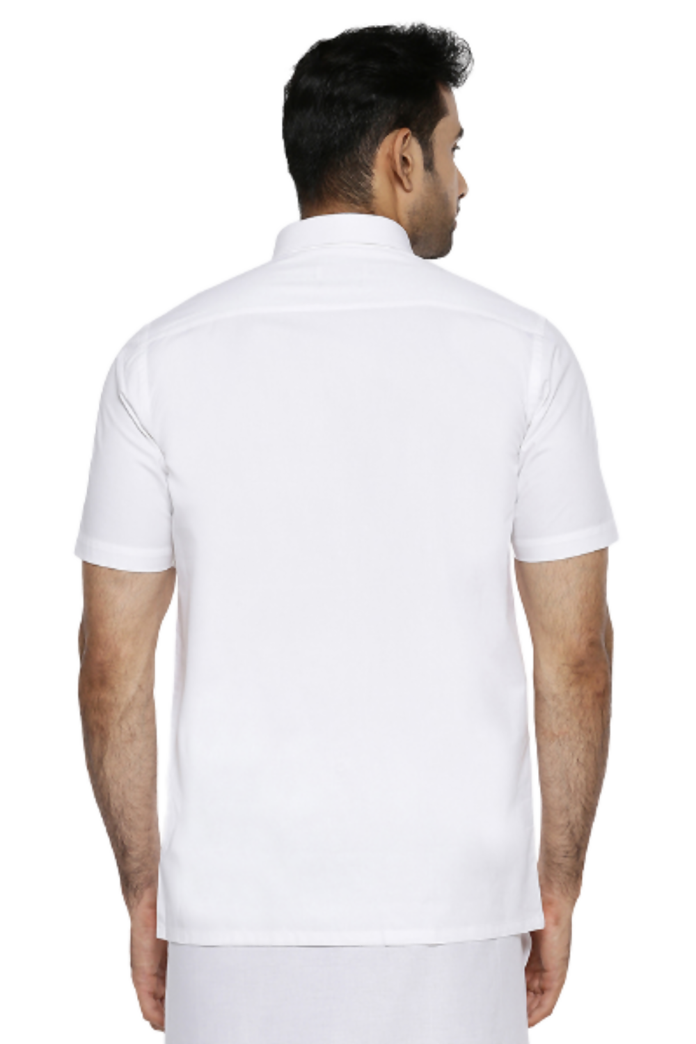 Ramraj Cotton Mens Half Sleeve White Shirt Plus Size - Cool Cotton - Distacart
