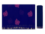 Thumbnail for Mimosa Women's Navy Blue Banarasi Chiffon Saree - Distacart