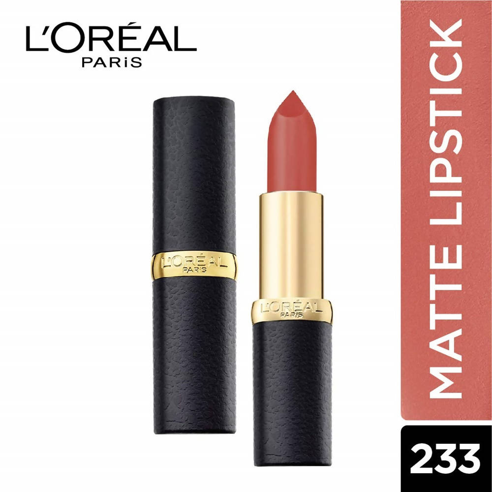 L'Oreal Paris Color Riche Moist Matte Lipstick - 233 Rouge A Porter - Distacart