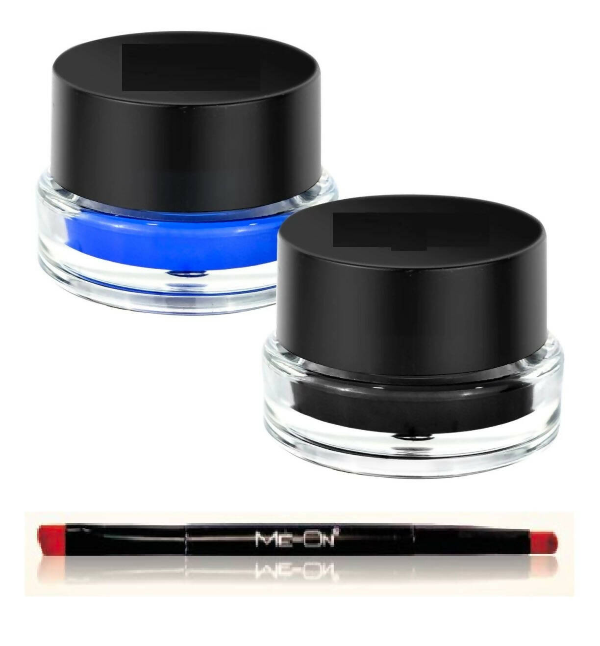 Favon Music Flower Pack Of Black and Blue Gel Eyeliners - Distacart