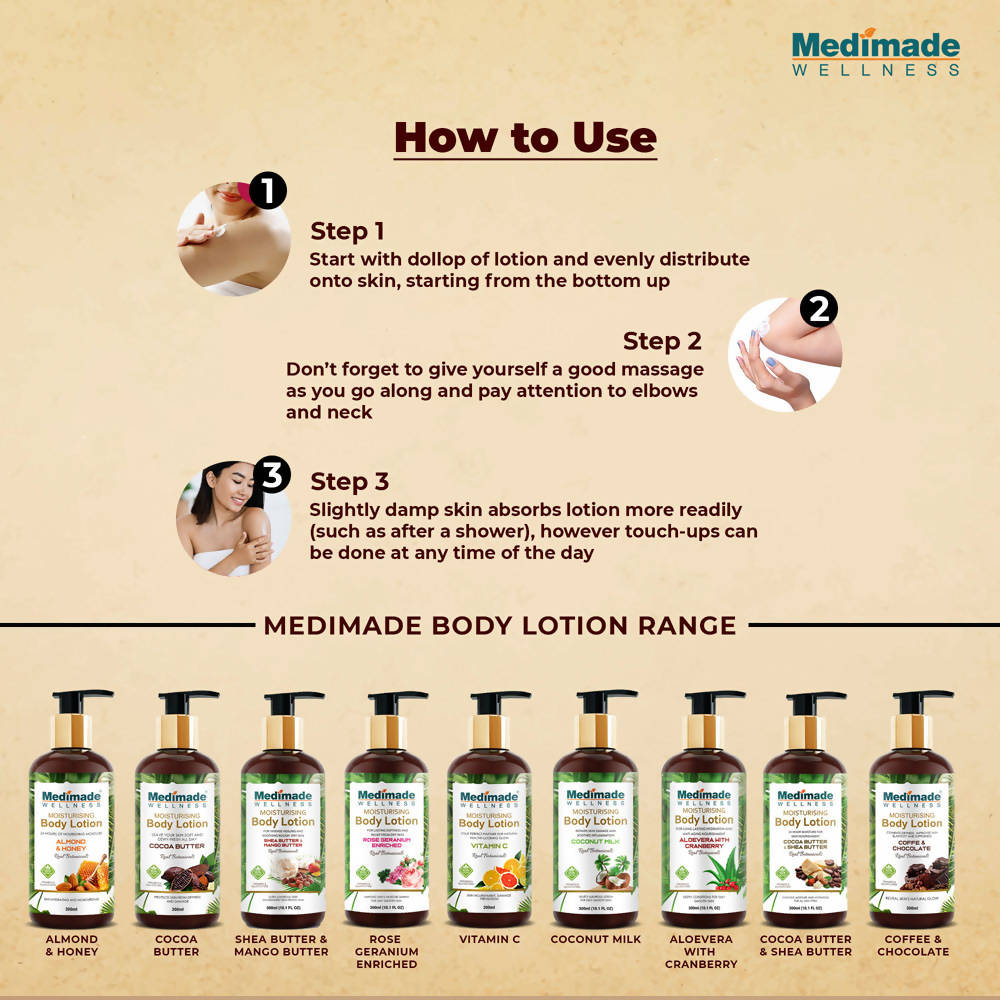 Medimade Wellness Moisturising Body Lotion With Coconut Milk - Distacart