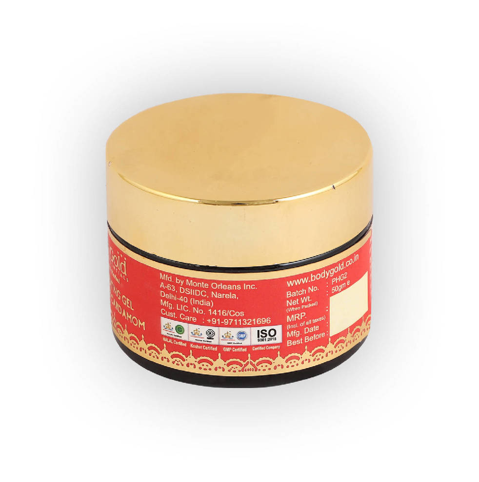 Body Gold Pure Hydrating Gel - Fresh Rose & Cardamom 50 gm
