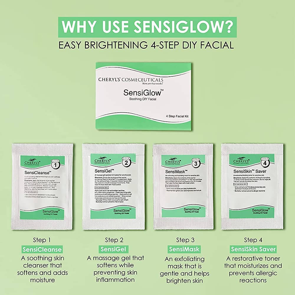 Buy Cheryl s Cosmeceuticals SensiGlow Diy Facial Kit Online at