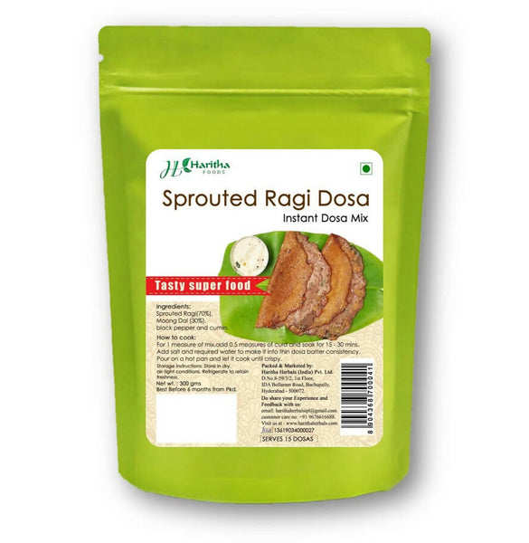 Haritha Foods Instant Sprouted Ragi Dosa Mix - Distacart