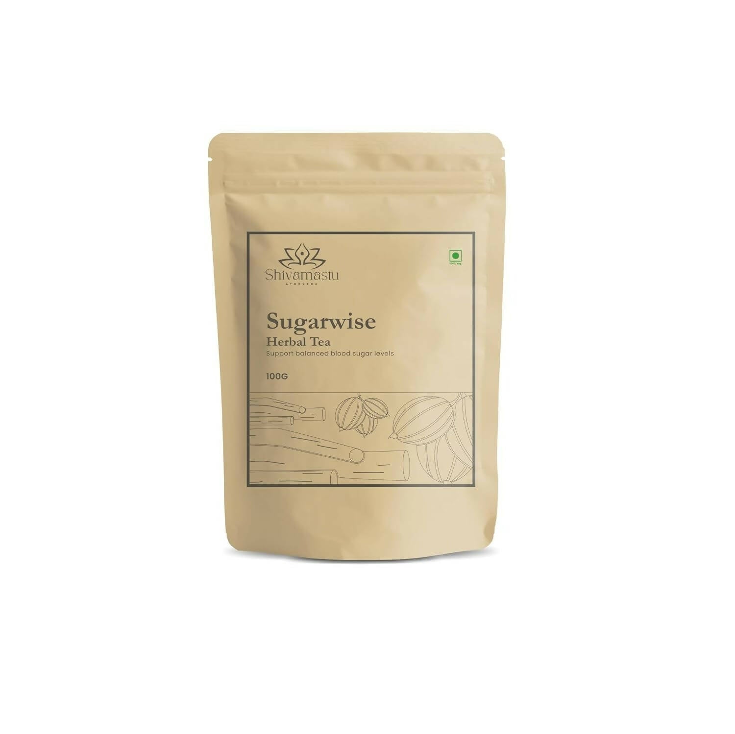 Shivamastu Ayurveda Sugarwise Herbal Tea - Distacart