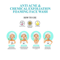 Thumbnail for Love Earth Anti Acne & Chemical Exfoliation Foaming Face Wash - Distacart