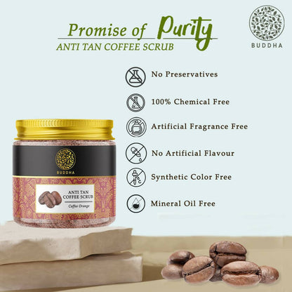 Buddha Natural Anti Tan Coffee Scrub - Distacart