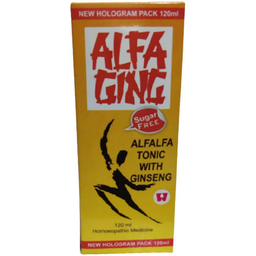 Dr. Wellmans Homeopathy Alfa Ging Alfalfa Tonic With Ginseng Sugar Free