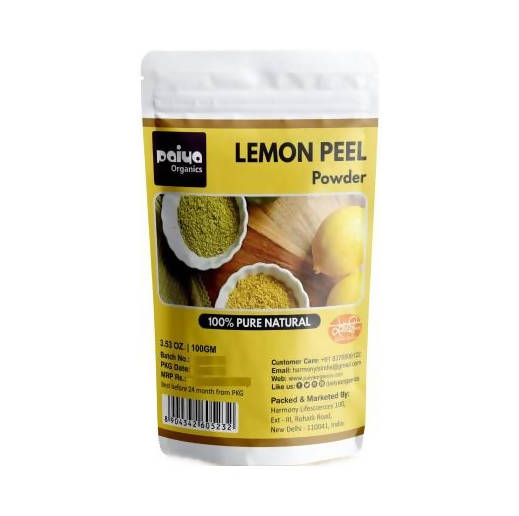 Paiya Organics Lemon Peel Powder - Distacart