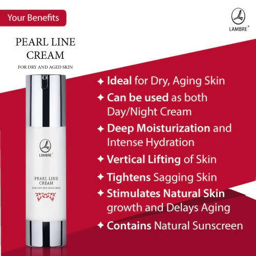 Lambre Pearl Line Cream For Dry & Aged Skin - Distacart