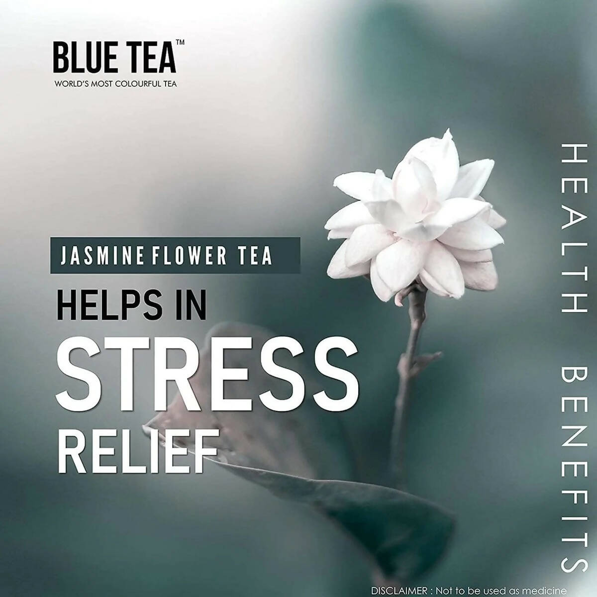 Blue Tea Organic Jasmine Flower Tea - Distacart