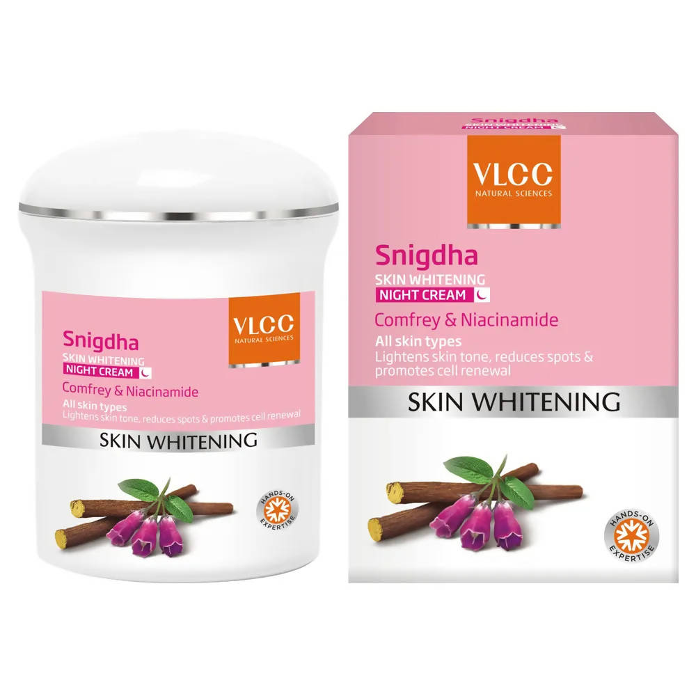 VLCC Snigdha Skin Whitening Night Cream - Distacart