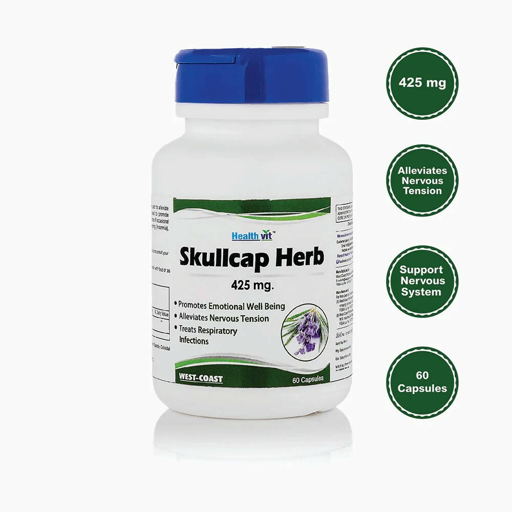 Healthvit Skullcap Herbs Capsules - Distacart