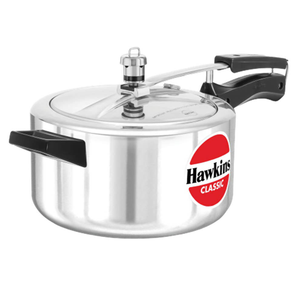 Hawkins Classic Pressure Cooker 4 Litre - Silver (CL40) - Distacart