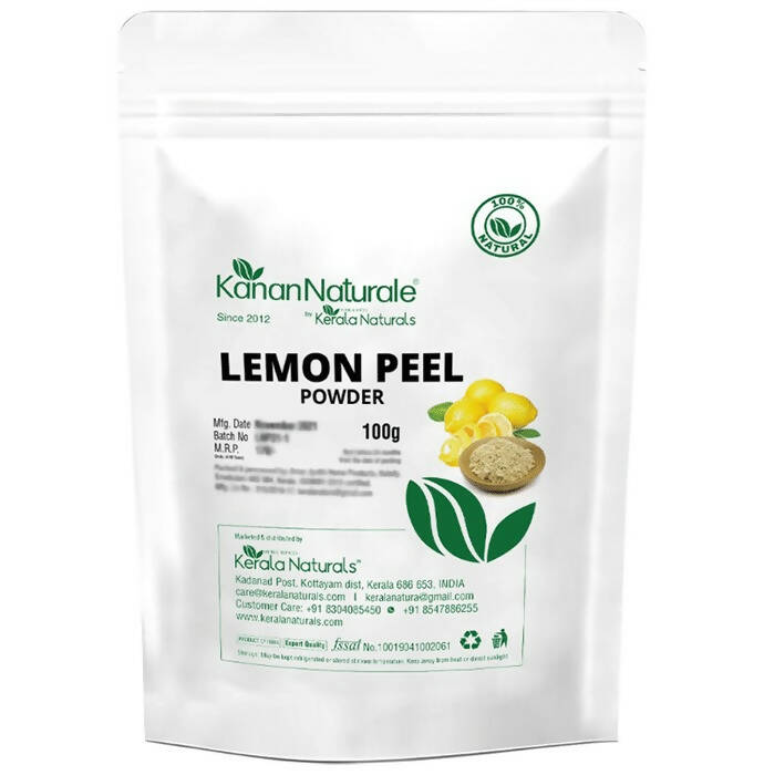 Kerala Naturals Lemon Peel Powder - Distacart
