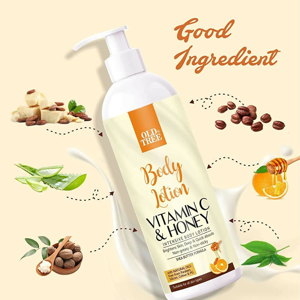 Old Tree Vitamin C & Honey Intensive Body Lotion - Distacart