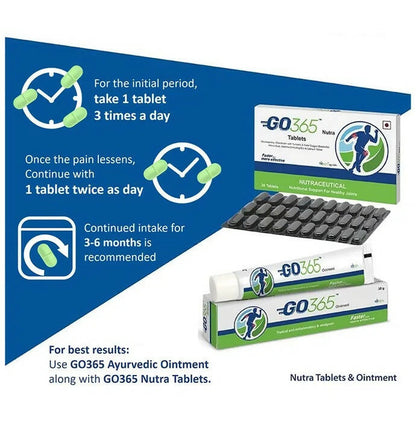 Charak Pharma Go 365 Nutra Tablets - Distacart