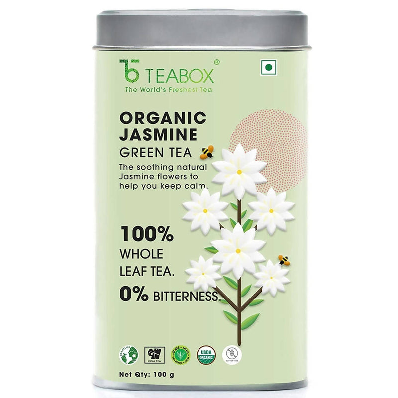 Teabox Organic Jasmine Green Tea Loose Leaves