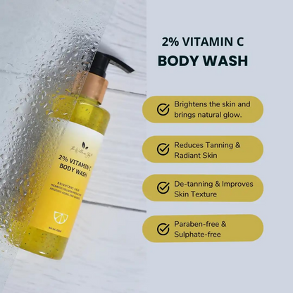 The Wellness Shop 2% Vitamin C Body Wash - Distacart