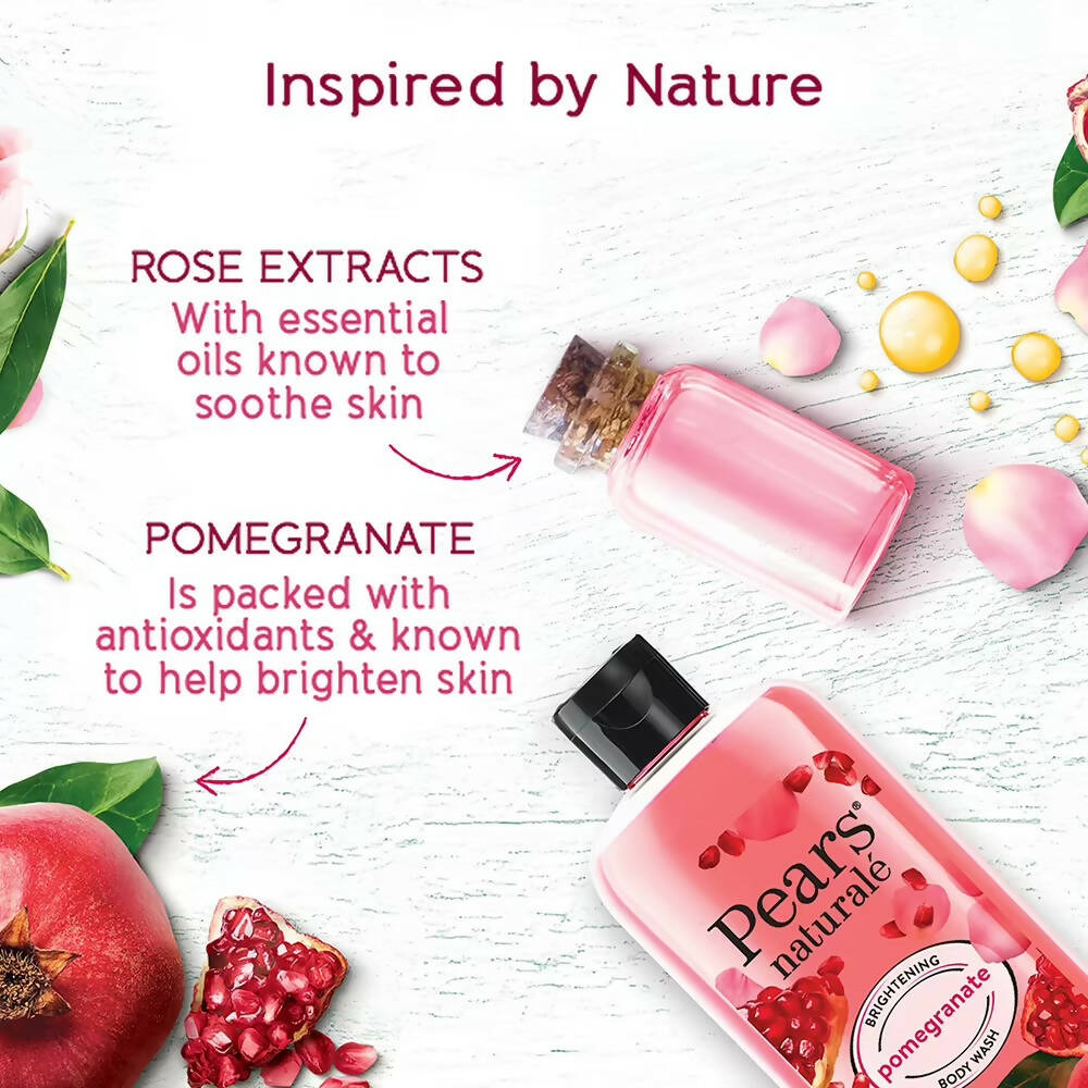 Pears Naturale Detoxifying Aloevera & Brightening Pomegranate Bodywash Combo - Distacart
